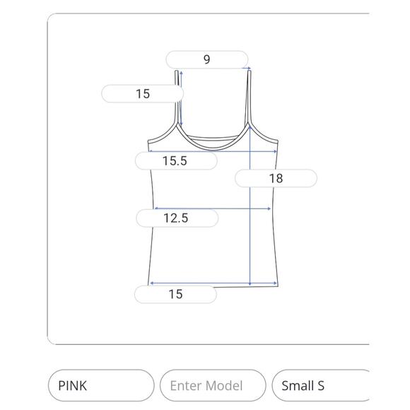 PINK by VICTORIA'S SECRET Camisole Top S Grey Pink Babydoll Lace Bow Bling Star - Picture 2 of 10